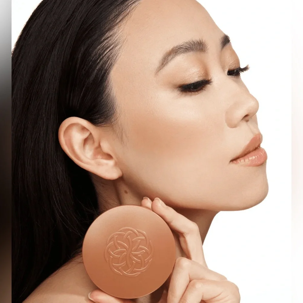 🆕 YENSA Silk Bronzing Base in Sunlit Glow Bronzer & Brush Duo NIB